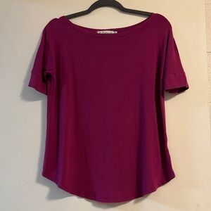 Fighting Eel Top in Plum